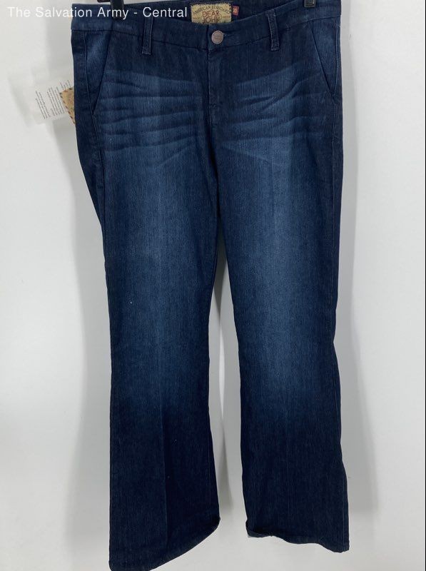 American Standard Dear John Womens Blue Denim Bootcut Leg Jeans Size 30