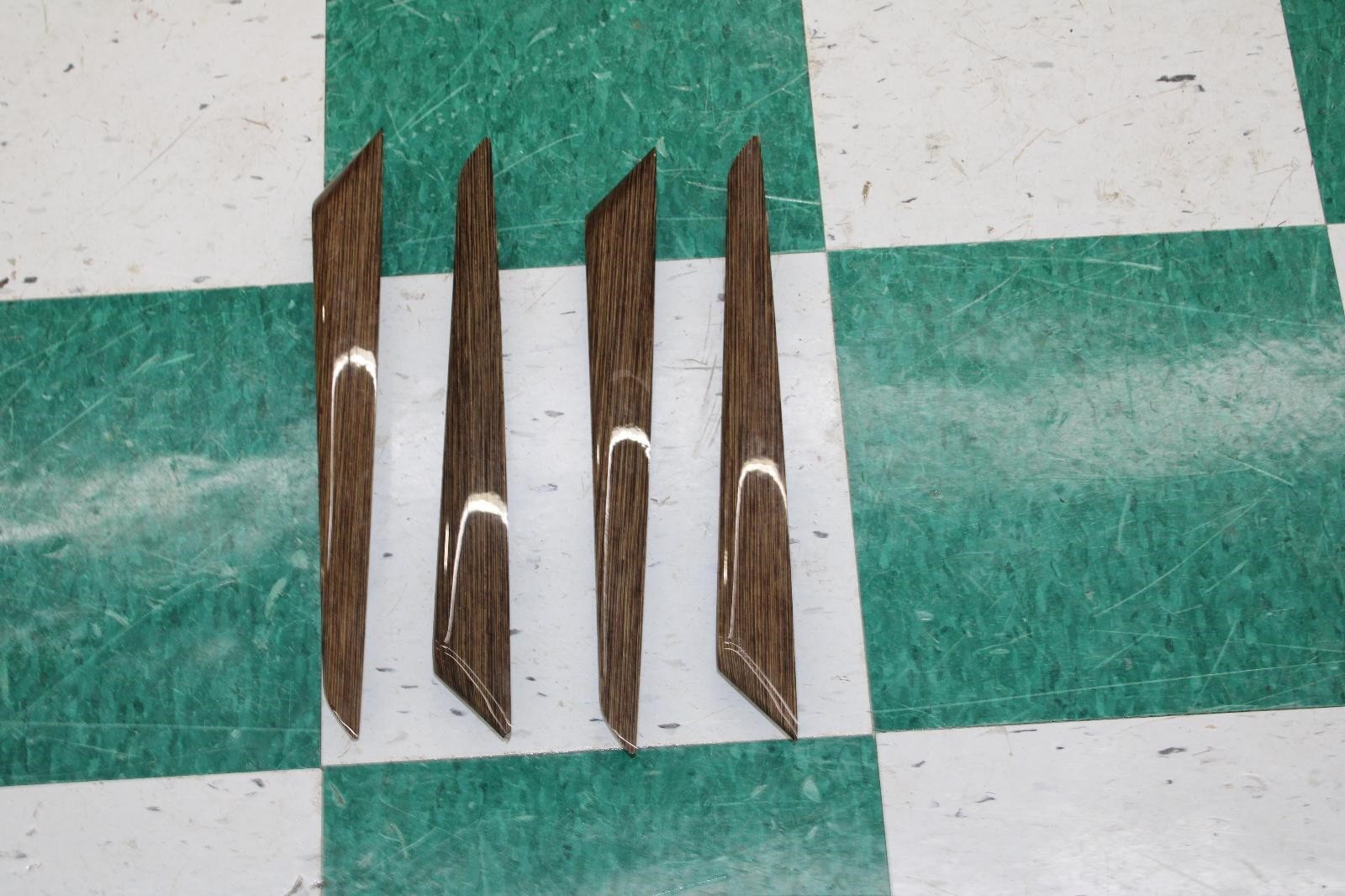 14-20 Ghibli Woodgrain Front Rear LH RH Door Panel Insert Trim Panel Set 4x WTY