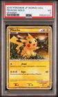 2010 POKEMON JAPANESE WORLD COLLECTION SPANISH PIKACHU-HOLO PSA 3
