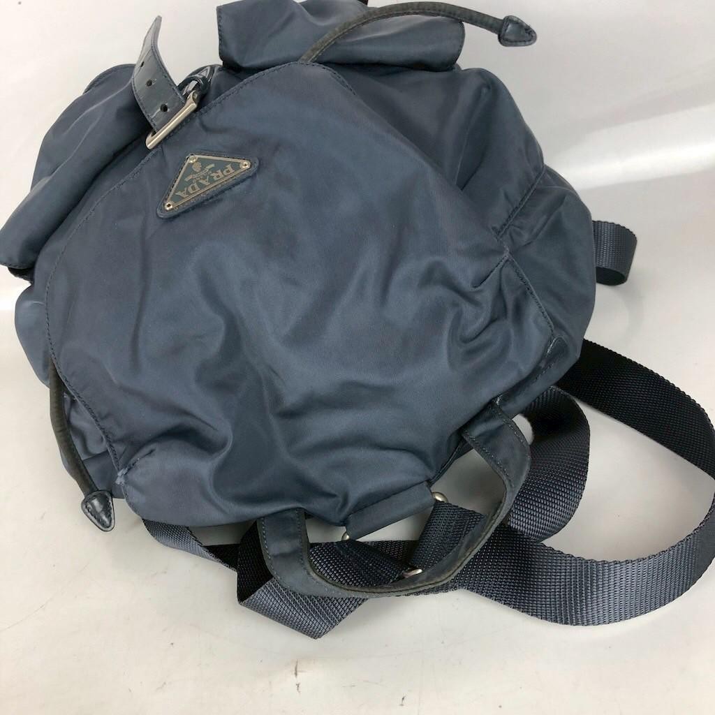 PRADA Backpack Nylon Blue Brand Bag Handbag Ladies Men s Brand Fashion from japa thumbnail 4