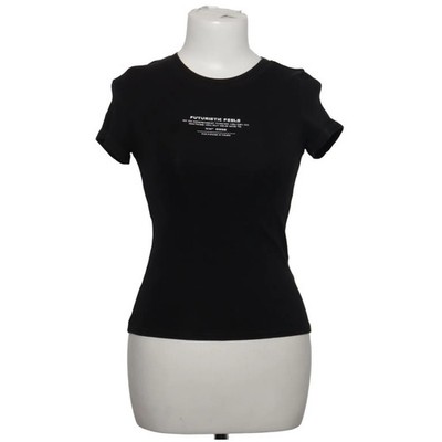 Divided by H&M, T-shirt, Größe: S, Schwarz, Baumwolle/Elasthan, Print #vCI