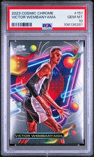 2023-24 Topps Cosmic Chrome #151 Victor Wembanyama Rookie Card RC PSA 10 🔥🏀