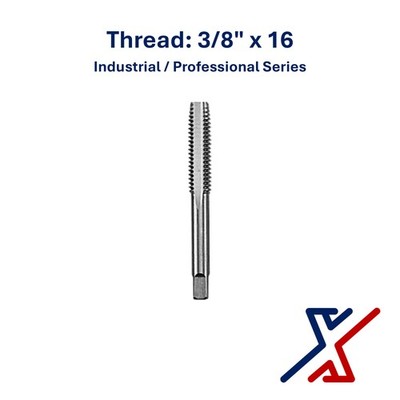 3/8'' x 16 Thread Industrial / Professional Series Tap(1 Tap) by X1 Tools