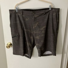 Ron Jon Surf Shop Size 42 Inch Waist Gray Camouflage Surf Shorts Hybrid