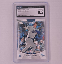 2024 Topps 50/50 set Shohei Ohtani #3 Los Angeles Dodgers CGC 8.5 Baseball Card