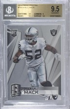 2014 Panini Spectra Rookies 87/149 Khalil Mack #166 BGS 9.5 GEM MINT k0w