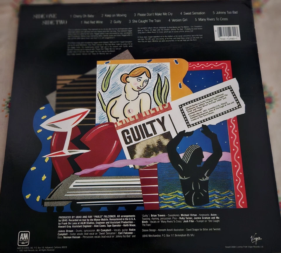 UB40 - Labour of Love - Vinyl LP 1983 A&M SP-6-4980 EX/VG+ First Press Foto 2 de 4