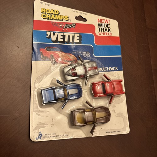 Rare Original Vintage Road Champs Chevy Corvette 4 pack - Picture 5 of 9