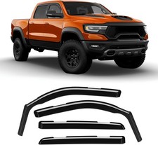 in-Channel Rain Guards Compatible with RAM 1500 2019-2025, Durable Side Windo...