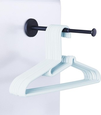 Magnetic Hanger Organizer Rack, Extendable Clothes Hanger Stacker for Washing