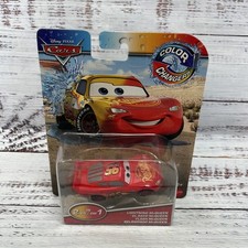 Disney Pixar Cars Color Changers 2 in 1 Lightning McQueen Diecast Vehicle New