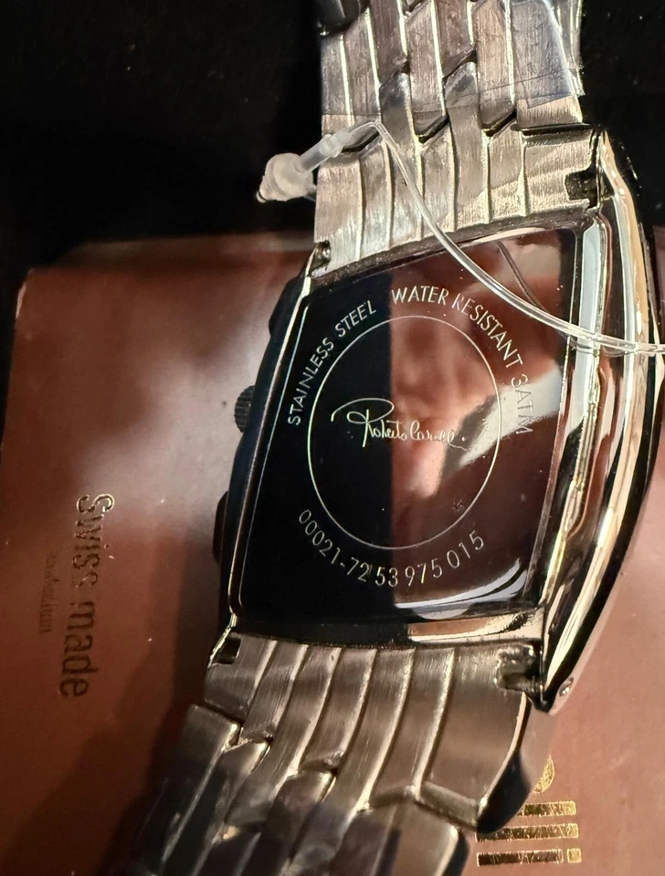 ROBERTO CAVALLI CHRONOGRAPH QUARTZ 00022-7253975025 MEN'S ..READ DETAILS..AS IS - Image 4 of 4