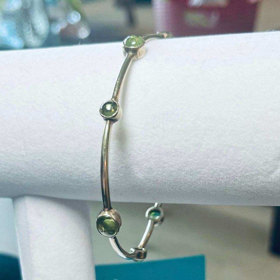 Julie Vos Silver Bangle Size Medium Stacking Brac… - image 8