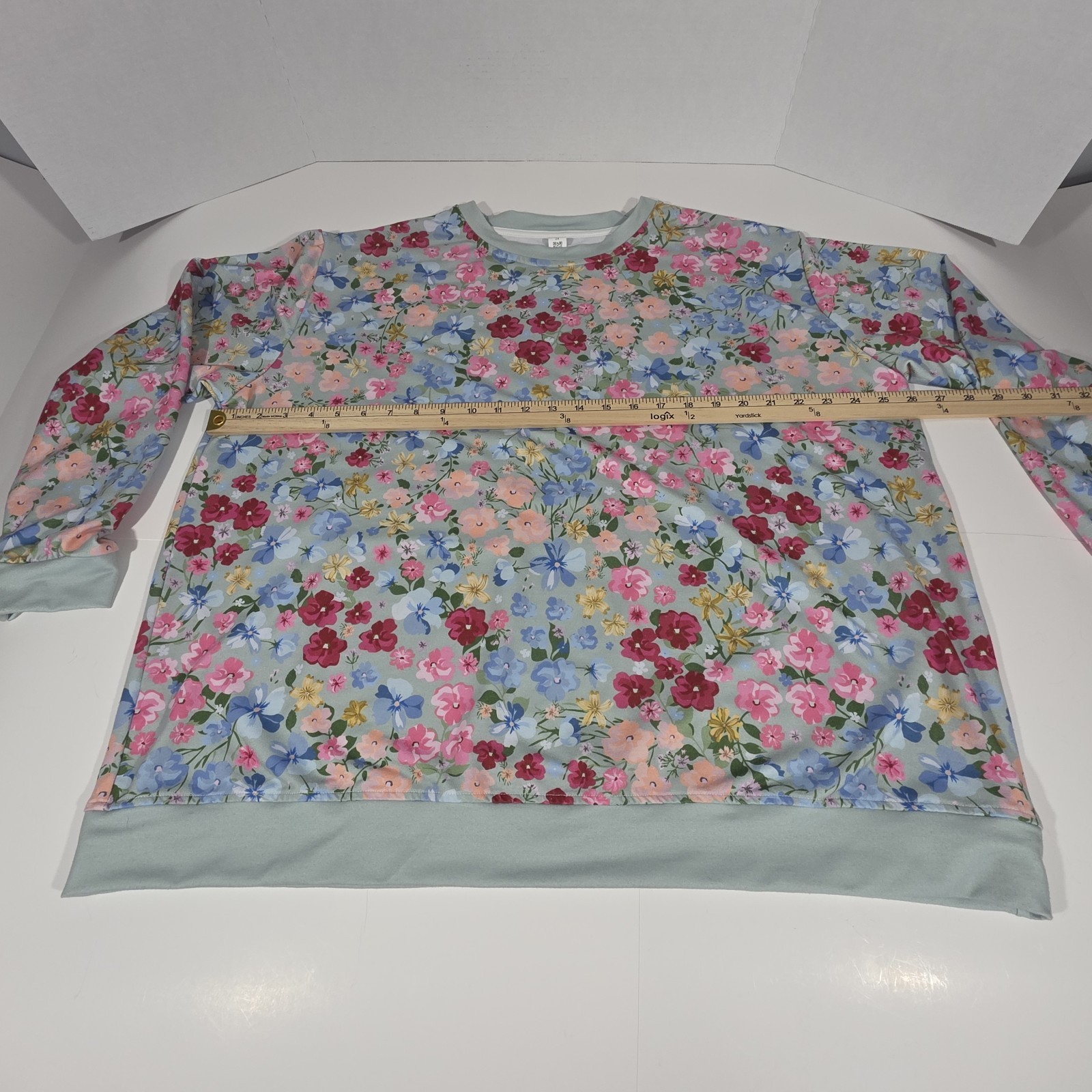 Pixie Lady Floral Multicolor Pullover Sweatshirt … - image 5