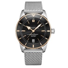 Super Marine culture Series Large Dial Steel Belt Quartz Three-pin, Men's Watch