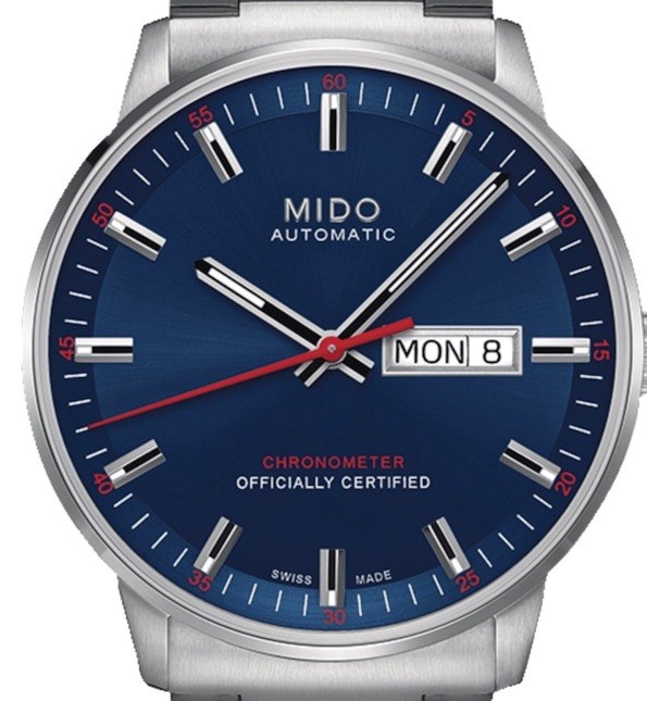 Mido Commander Chronometer Blue Automatic Sports … - image 1