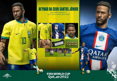 New Competitive Toys 1/6 Neymar Action Figure Brasil PSG Football