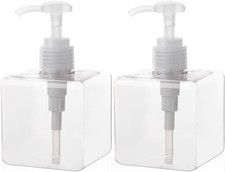 Pump Bottle, Refillable Plastic Empty Lotion Soap Dispenser Liquid Container for
