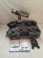 viega Pressgun 5 Akku-Pressmasch. 5x Pressbacken + 3 Akku + 1x Ladest. gebraucht
