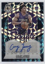 2023-24 Panini Mosaic Rookie Scripts Genesis Prizm Colby Jones #RS-CBY Auto 3hd