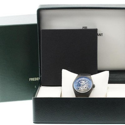Frederique Constant FC-310DGSKT4TNH6B 41mm SS Gray / Skeleton Dial Watch #C15799
