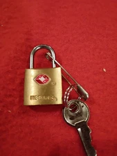 Vintage BRINKS  Brass Lock & 2  Key Security Lock