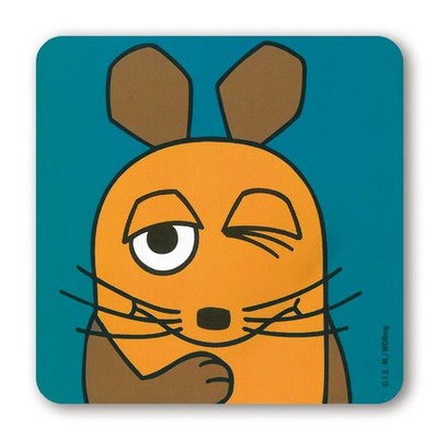 Logoshirt ️ Sendung mit der Maus | Maus | Zwinkert | Untersetzer | Coaster