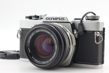 N MINT Olympus OM-1 SLR 35mm Film Camera Zuiko Auto-S 50mm f1.8 Lens JAPAN