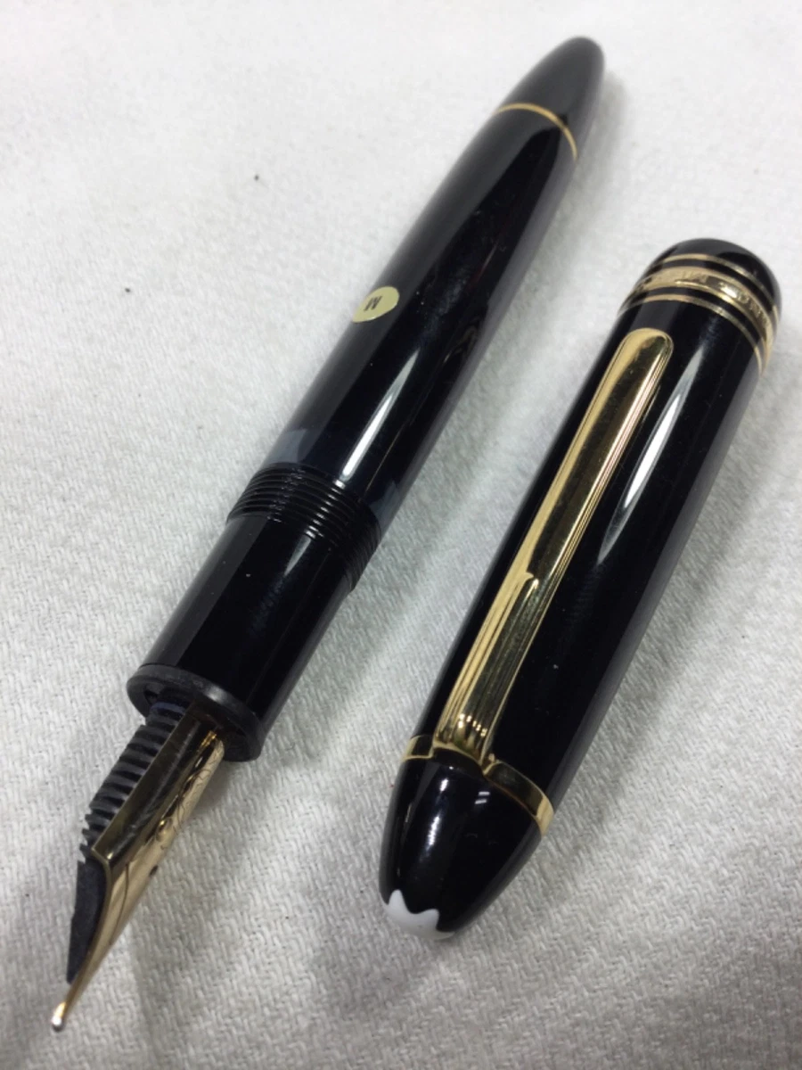 Vintage 1975-80  Montblanc Meisterstück No. 146  Legrand 14K NIB Ebonite Feed