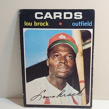 1971 Topps - Lou Brock #625