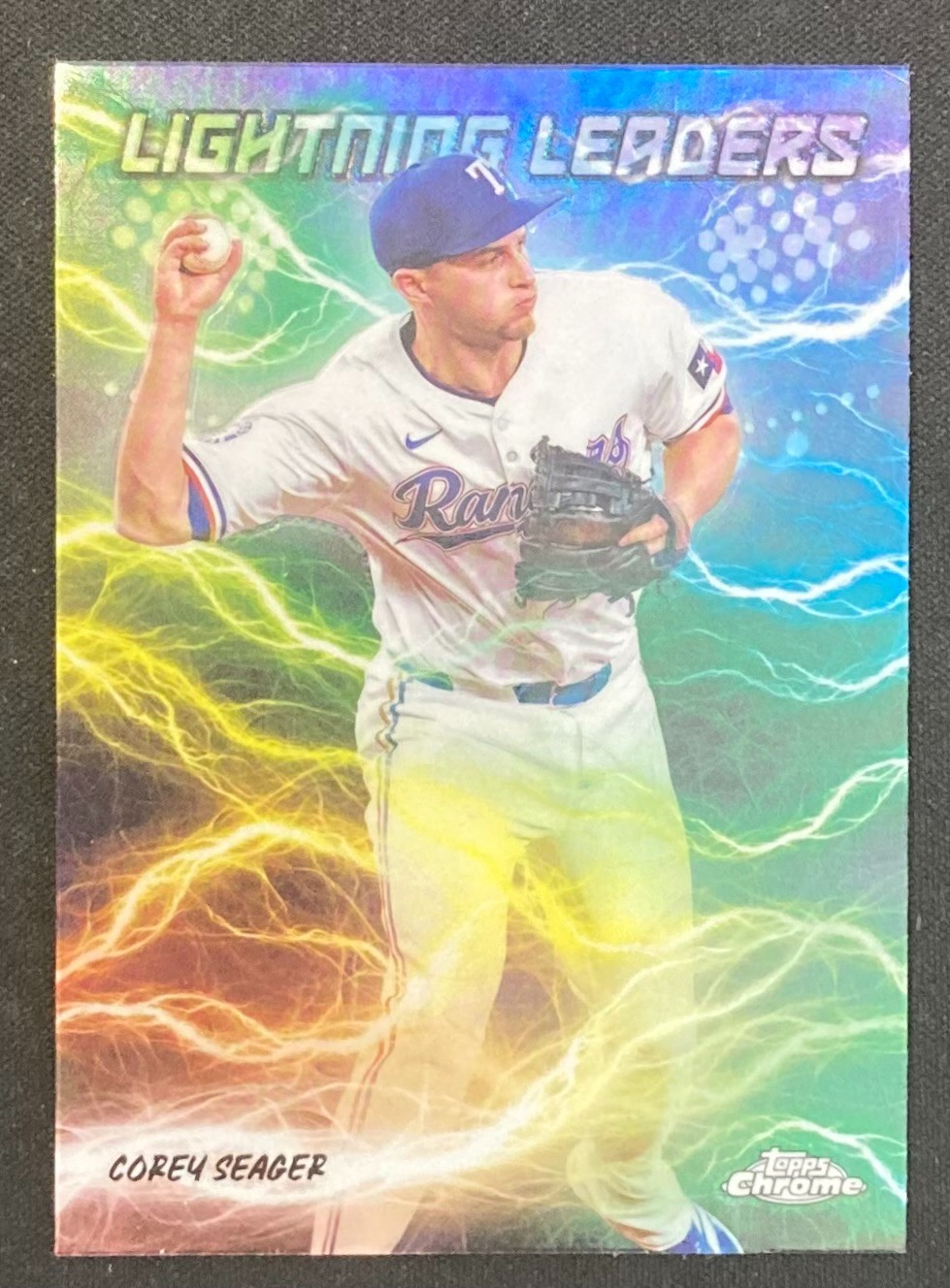 🔥2025 TOPPS CHROME LIGHTNING LEADERS COREY SEAGER   Case Hit🔥