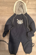 RARE Vintage Looney Tunes Bugs Bunny 24 months Navy Winter Bodysuit