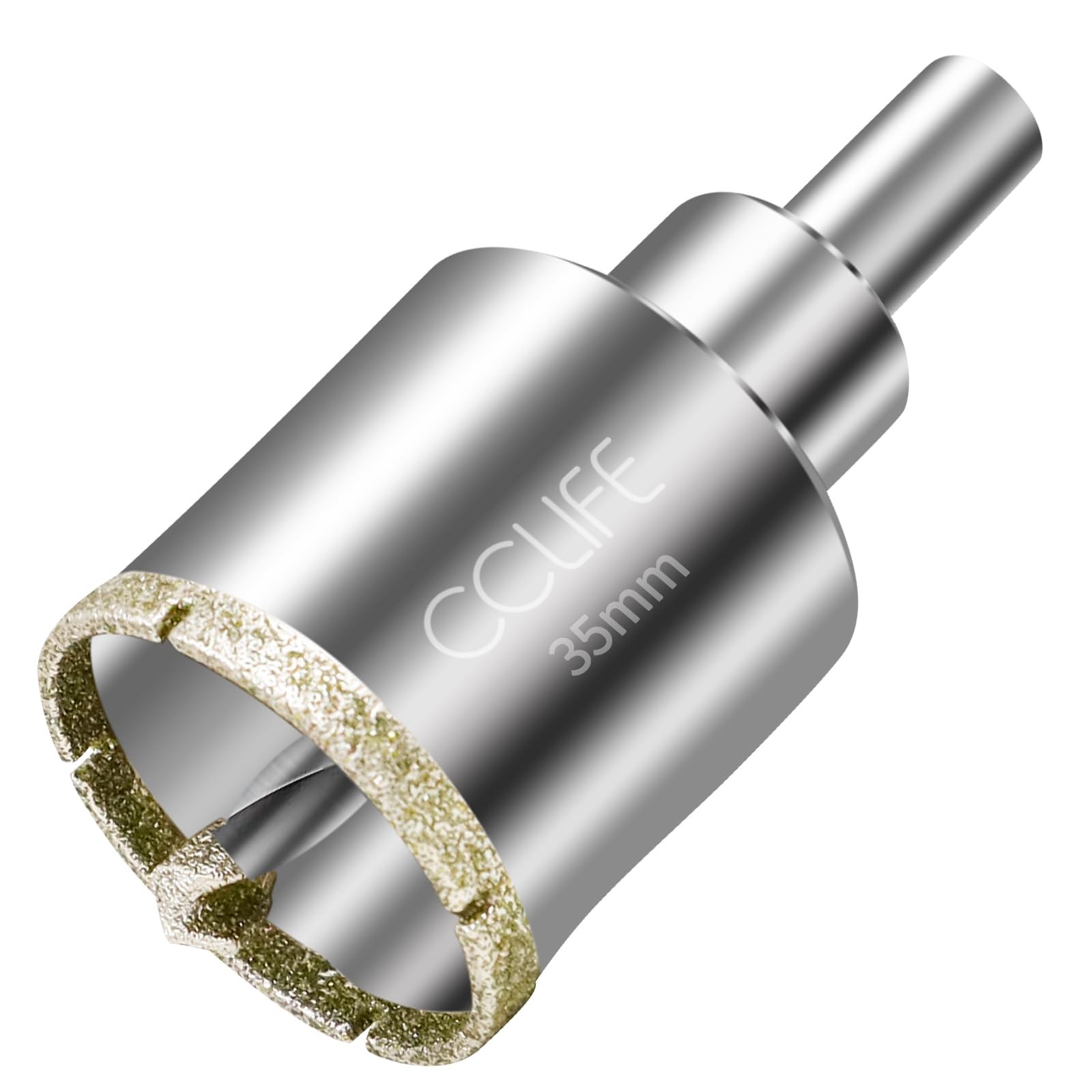 Scie Cloche Diamantée 35mm pour Poser vos Prises et Robinets sans Fissure