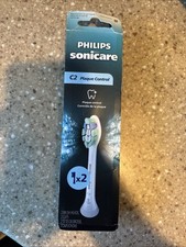 New Philips HX9022/77 Sonicare C2 Plaque Control Brush Heads 2ct White