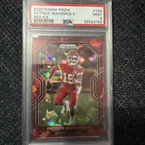 2020 Panini Prizm - Patrick Mahomes II #124 Red Ice Prizm