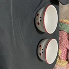 Fiesta Tamarack Exclusive rare New 2004 Snowman bowls