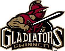 Atlanta Gladiators sticker weatherproof bumper vinyl decal