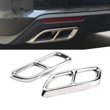 Per Cadillac CT5 2020 2021 Coppia Marmitta Scarico Posteriore Auto Punta Terminale Coperchio Trim