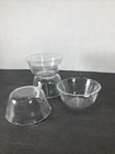 Set of 4~Pyrex By Corning Scalloped Edge 6oz Ramekin Custard Dessert Cups