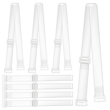 4 Pairs Clear Bra Straps Invisible Bra Straps Non Slip Bra Shoulder Straps