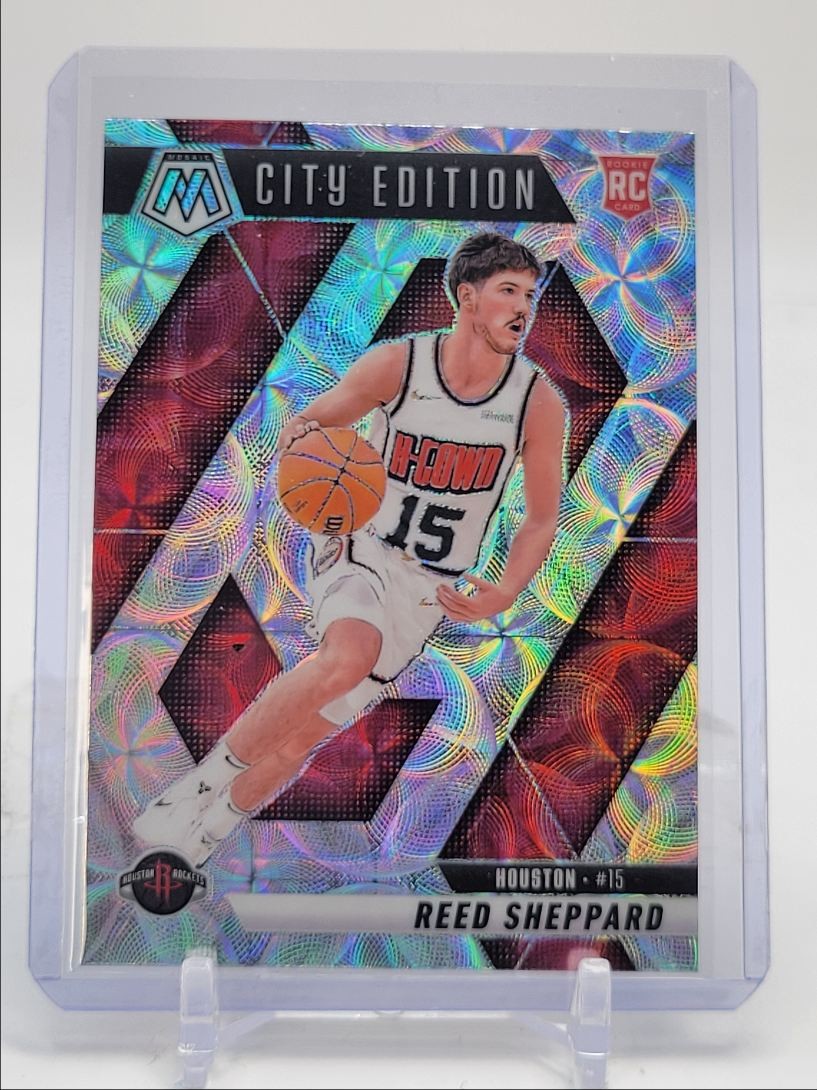 REED SHEPPARD 2024-25 MOSAIC CITY EDITION ROOKIE INTERNATIONAL B RC Q3185