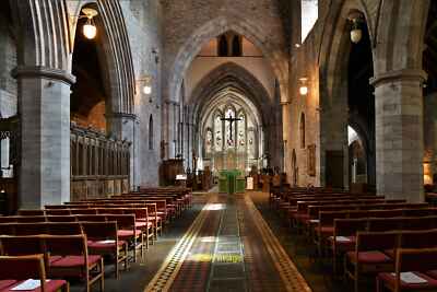 Photo 6x4 Brecon Cathedral: The nave Brecon/Aberhonddu  c2021