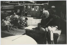 "Saint Tropez" Vintage 20x30 Circa 1962 Silver Print 