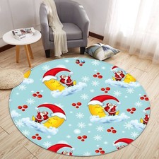 3D Christmas Xmas 527 Non Slip Rug Mat Room Mat Round Elegant Photo Carpet AU