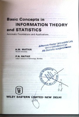 Basic Concepts in Information Theory and Statistics: Axiomatic Foundations and A