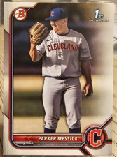 2022 Bowman Draft 1st Prospect Parker Messick #BD-71 Cleveland Guardians