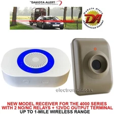 DAKOTA ALERT DCMA-4K PLUS WIRELESS ALARM+RELAYS+12V OUTPUT 1 SENSOR