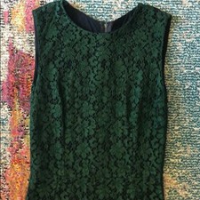 Vintage Dolce & Gabbana 💚 Green Lace Dress