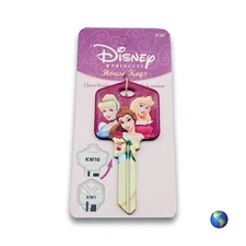 OFFICIAL Disney Princesses KW1 / KW10 Key Blanks for Various Products (1 Key)