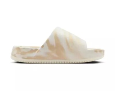 Nike Marble-Pattern Slide Sandals in Cream and White Women main image 4